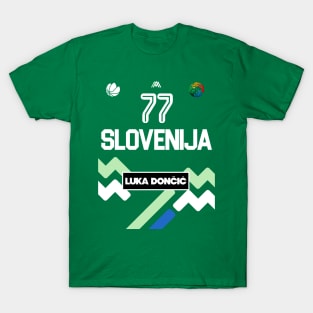 Luka Doncic Slovenia Jersey Fan Design T-Shirt